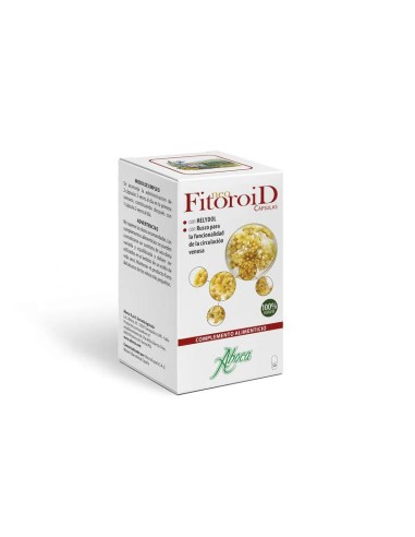 Aboca Neofitoroid Cápsulas Hemorroides, Alivia Dolor, Escozor Y Prurito, Irritación Y La Inflamación, 50 capsulas